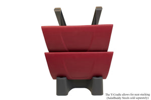 SalatBuddy Y-Cradle allows for neat stacking of multiple SalatBuddy Stools (Sold separately)